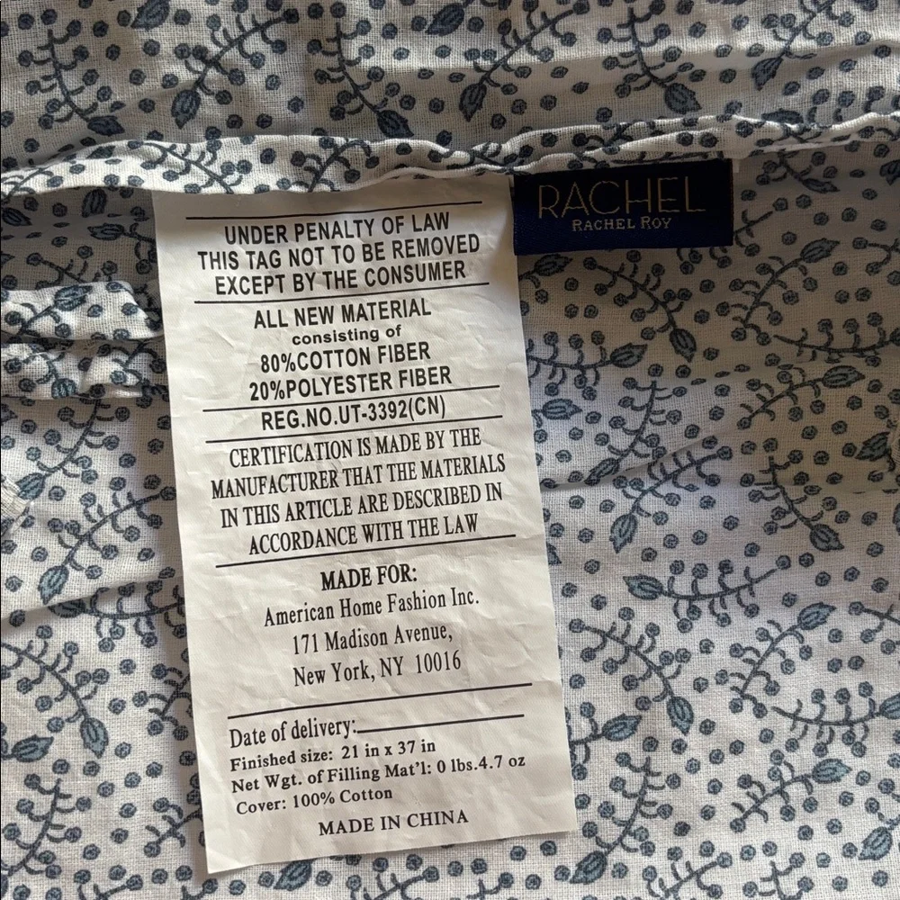 Pair of Cotton King Pillow Shams